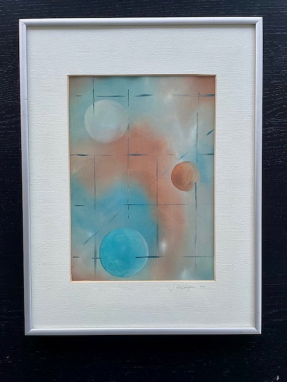 Image 1 of Duo abstracte schilderijen Terlingen (2000)