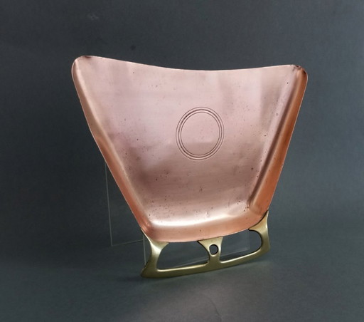 Seltene WMF Jugendstil Kehrschaufel aus Kupfer/Messing 1905