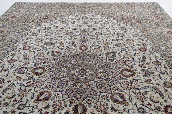 Image 1 of Tappeto persiano Kashan 4,10 x 2,98 Tappeto orientale pregiato n. 24633