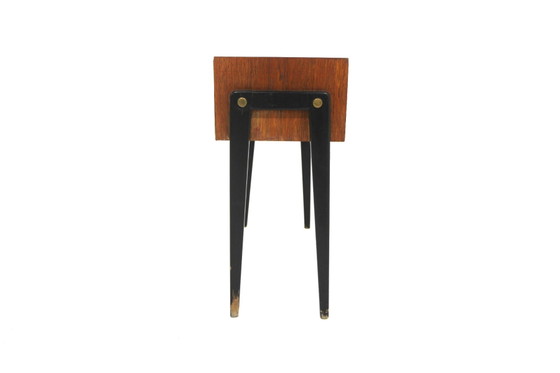 Cassettiera scandinava in teak di Aktiebolaget Gustaf Lundgren, Sweden, 1950, Cassettiere, Metallo (foto 3 di 7)