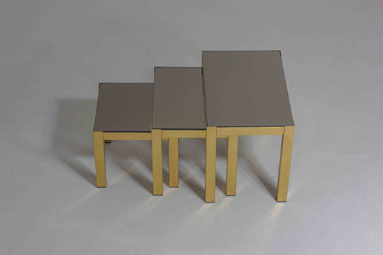 Image 1 of Set Beistelltische aus Messing