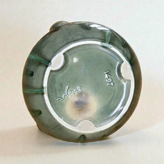 Image 1 of Vaso antico in stile Art Nouveau firmato Gustave de Bruyn Fives-Lille