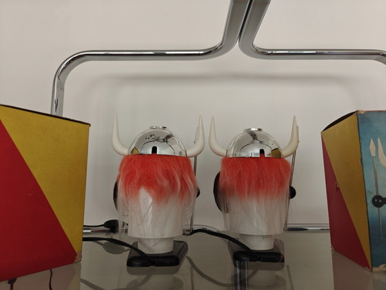 Olaf The Viking - Set Old Timer Ferrari '60 – Tischlampen, Plastic, Textile (photo 5 of 6)