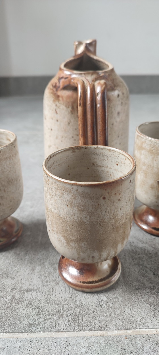 Image 1 of Servizio trio in gres pirite, Puisaye, Jean-Pierre Prud'homme.

