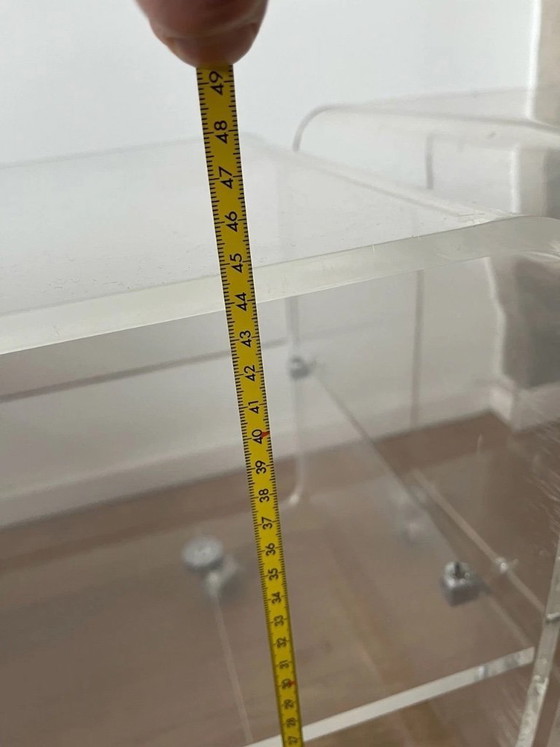Image 1 of Set di trolley in acrilico e plexiglass - Anni '70