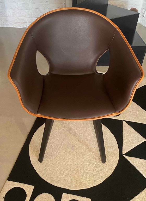 POLTRONA FRAU POLTRONCINA GINGER – Sedie girevoli, Leather, Wood (photo 19 of 36)
