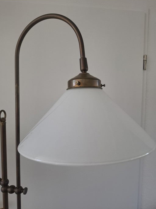 Copper notary floor lamp