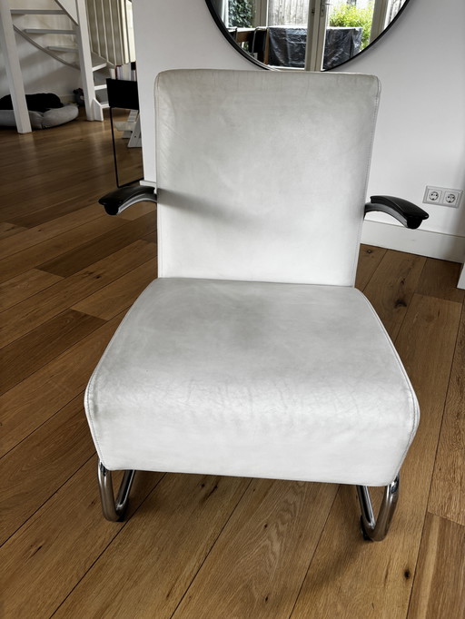 Gispen Dutch Originals 405 Design Fauteuil In Wit Leer