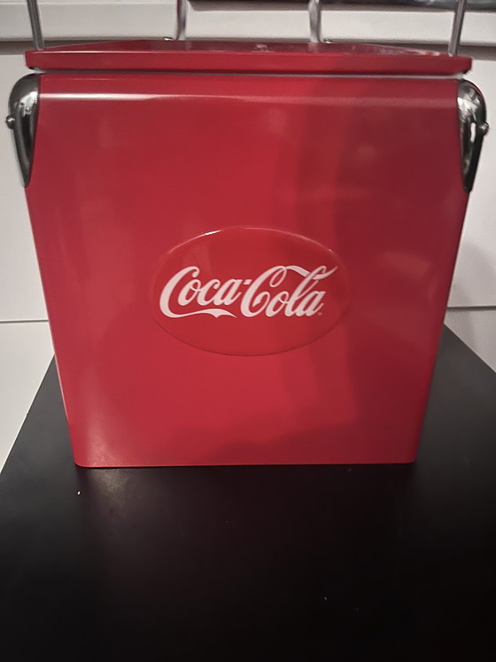 Image 1 of Refrigeratore vintage in acciaio per Coca-Cola