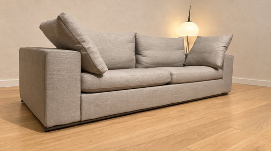 NEW Flexform Groundpiece 4-Seater + Cushions + WARRANTY, 3-5 seaters, Other, Textile, Grey (photo 3 of 9)