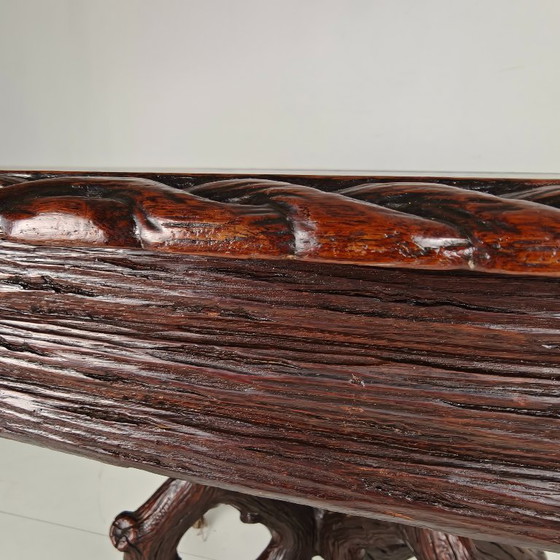 Image 1 of Black Forest Center Table by Matthijs Horrix for Horrix The Hague, 1890s
