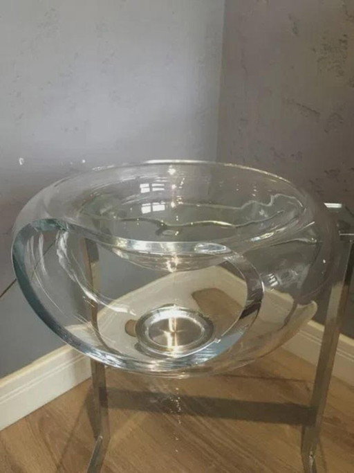 Eva Solo Smiley Schale, klare Glasservierschale, Dänemark