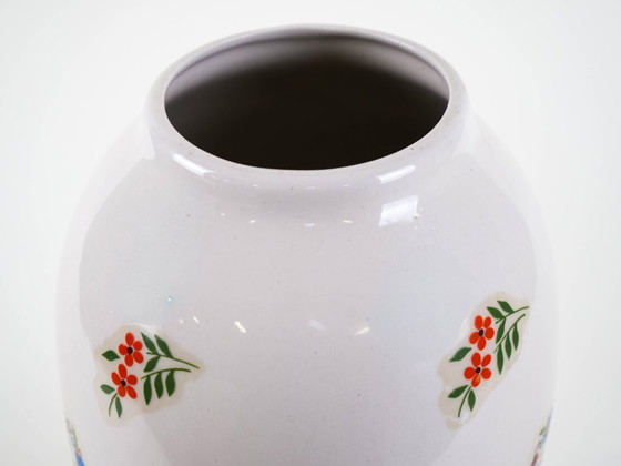 Image 1 of Porcelain vase, Kashubian design, 1980s, made in Poland