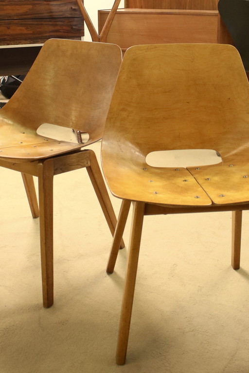 Pair of Amsterdam chairs by Pierre Guariche
