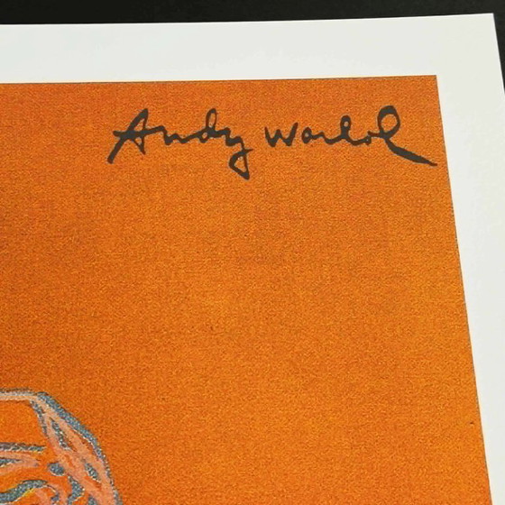 Image 1 of Lithographie d'Andy Warhol en édition limitée par CMOA, numérotée au crayon.