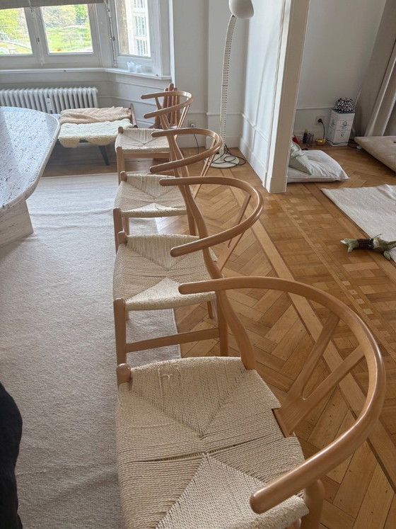 Image 1 of Travertine dining table plus free chairs