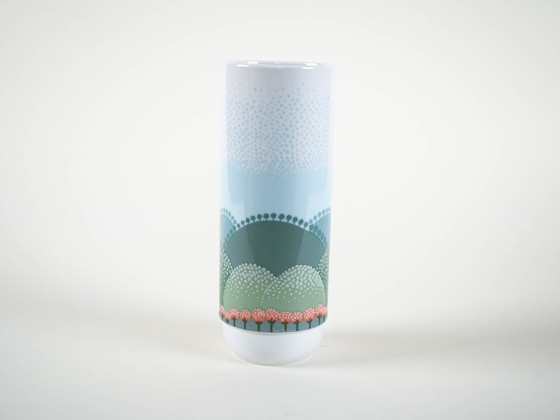 Image 1 of Porcelain vase, European design, 1970s, designers: A. Pozzi & I. Rabuzin, manufacturer: Rosenthal