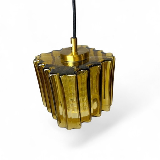 Vintage glass pendant lamp