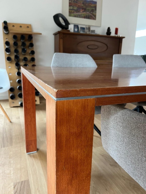 Jan des Bouvrie Gelderland table en bois de cerisier, Tables de salle à manger, MDF, Marron (photo 2 sur 5)