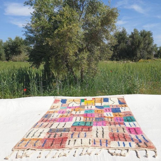 Tapis berbères multicolores en laine 250cmx150cm