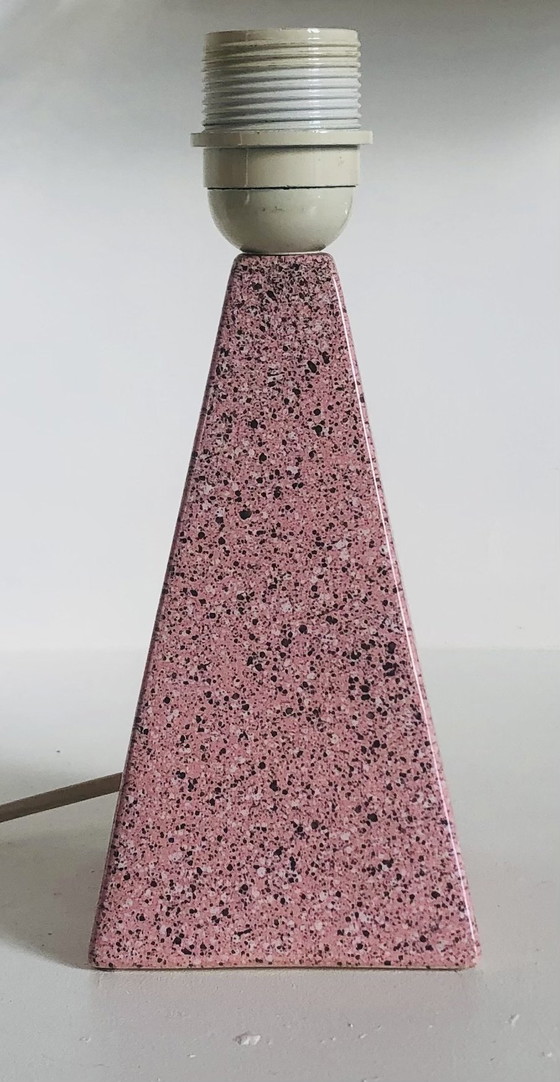 Image 1 of Lamp base in Brussels porcelain with a terrazzo effect
