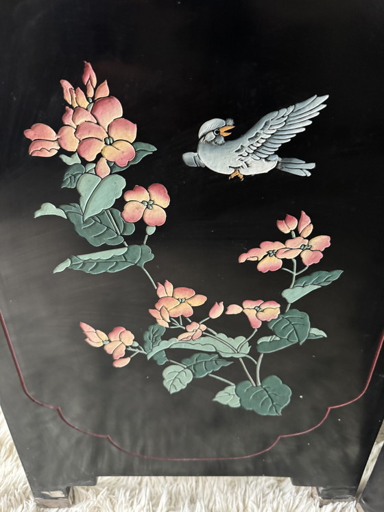 Image 1 of Biombo chino antiguo lacado de Coromandel