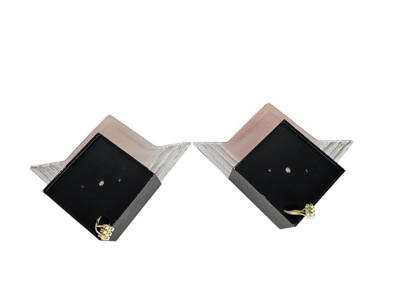 Image 1 of Leucos - Murano - Wandlampen (2) Set - Murano Glas - Metaal - 1960's