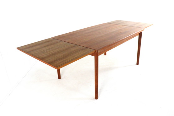 Image 1 of Henning Kjearnulf Vejle rectangular extendable dining table XL vintage