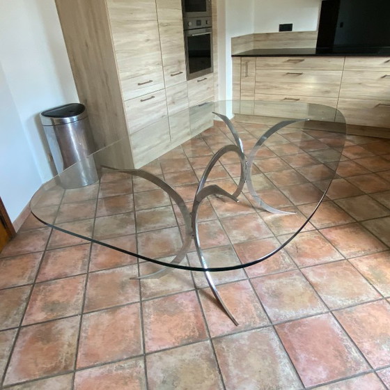 Image 1 of Table Boris Tabacoff pour CHRISTOFLE. 1970. Space age.