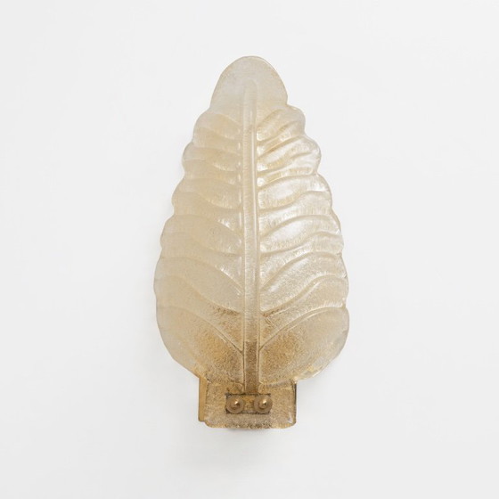 Pair of Barovier & Toso Style Mid-Century Modern Murano Glass Gold Leaf Sconces – Wall lights (photo 2 of 7)