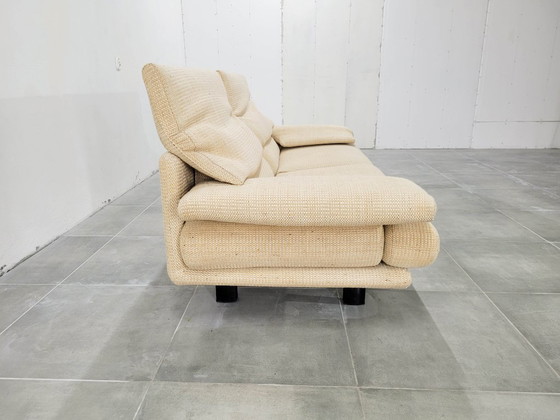 Image 1 of Italiaanse Alanda-bank uit het midden van de vorige eeuw van Paolo Piva voor B&b Italia / C&b Italia, jaren 80