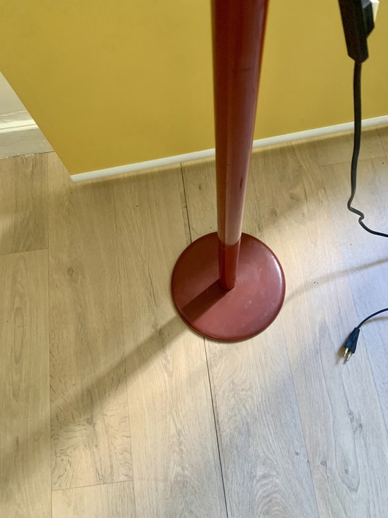 Groot, zeldzaam model in bordeauxrood - ALDA Type 1 - Zweden, jaren 70 – Vloerlampen, Metal, Rubber (photo 8 of 15)