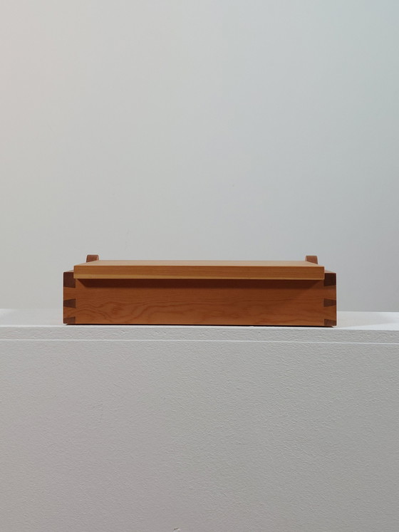 Image 1 of Carpenter-made wooden minimalist vintage wooden box dovetail