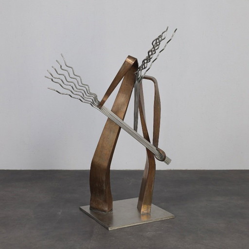 Der Akkord (Het Akkoord) Abstrakte Skulptur von André van der Linden