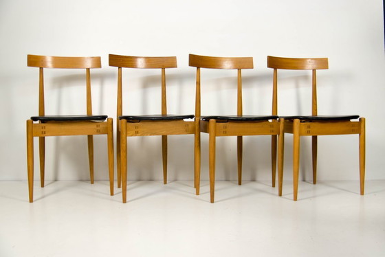 Image 1 of Set of Four Mid-Century Chairs by Alan Fuchs for ULUV, Krásná Jizba, 1965
