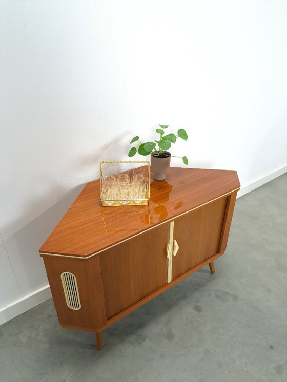 Image 1 of Mobile bar girevole di metà secolo, mobile bar