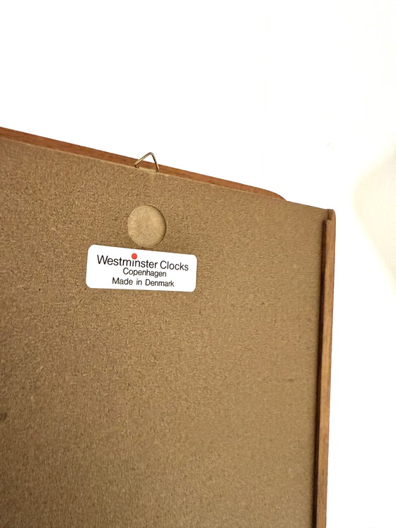 Image 1 of Vintage teakhouten wandklok, Westminster clocks ‘70