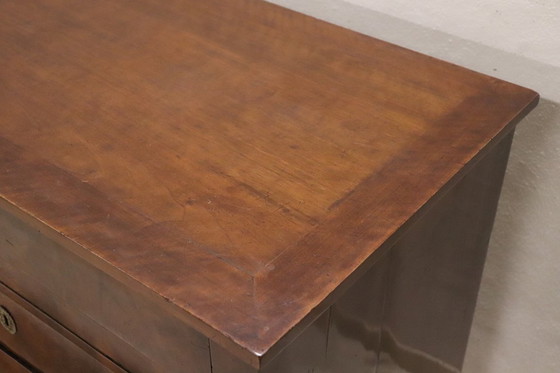 Image 1 of Antique Empire Chest of Drawers in Walnut, Italy Early 19th Century