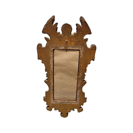 Image 1 of Italian Baroque style gilded mirror, 1950s