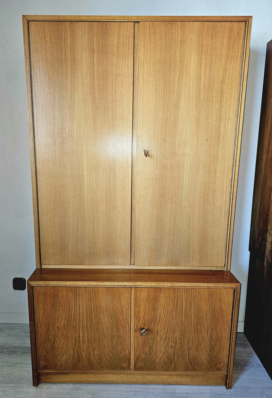 Image 1 of Mid-Century Schrankwand, Wohnzimmerschrankwand im skandinavischen Design