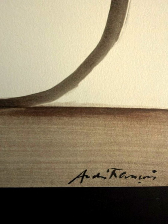Image 1 of Lithograph by André François "The Monkey with the Hat"