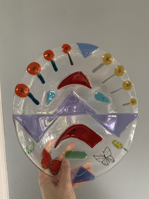 Glass design bowl glass art Greet Soppe Netherlands