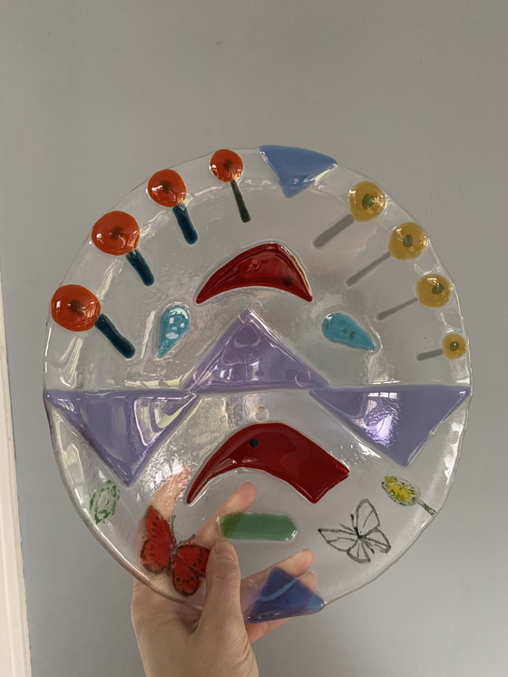 Image 1 of Glass design bowl glass art Greet Soppe Netherlands