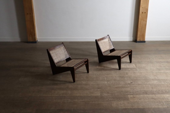 Image 1 of Pierre Jeanneret Kangaroo Chairs PJ-SI-59, India, 1955