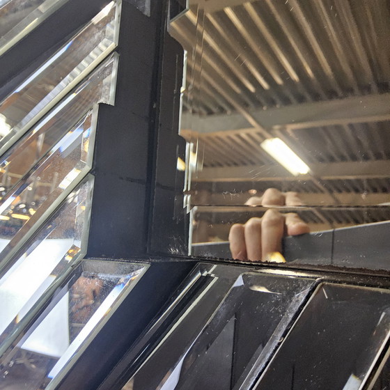 Image 1 of Großer, einzigartiger Hollywood Regency Eichholtz Sonnenstrahl-Spiegel (120x120cm) Art Deco Stil MOONRIVER MIRROR