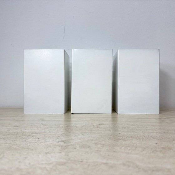 Image 1 of Set of 3 vintage Raak wall / ceiling lamps minimalist design , 1970s