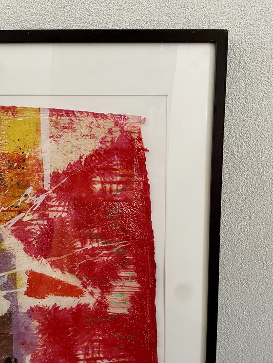 Image 1 of Bram Reijnders - Serigrafía, White Magic Turbulence - Enmarcado