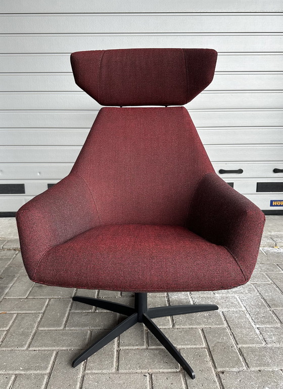 Image 1 of Topform Design Armchair With Hocker