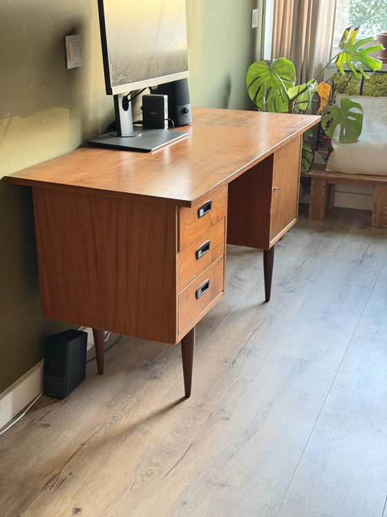 Scrivania Vintage in Teak Mid-century – Scrivanie, Wood (photo 2 of 11)
