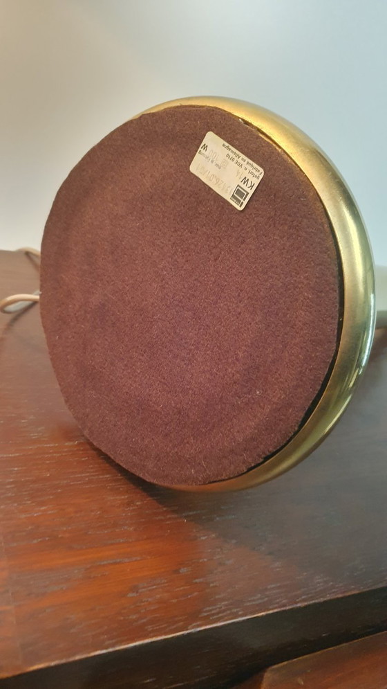 Image 1 of 2x XL Regency brass table lamp Baulmann Leuchten 80s